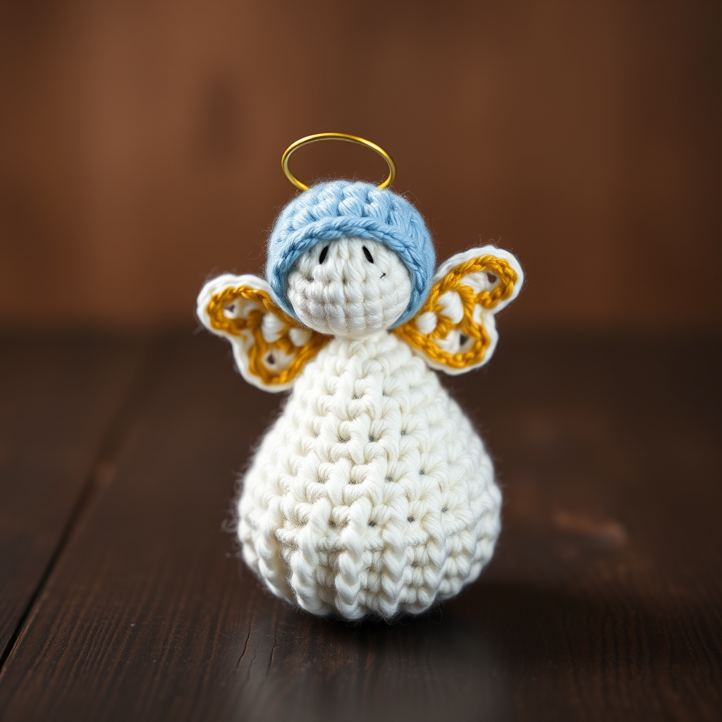 Heavenly Halo Angel Ornament Free Pattern