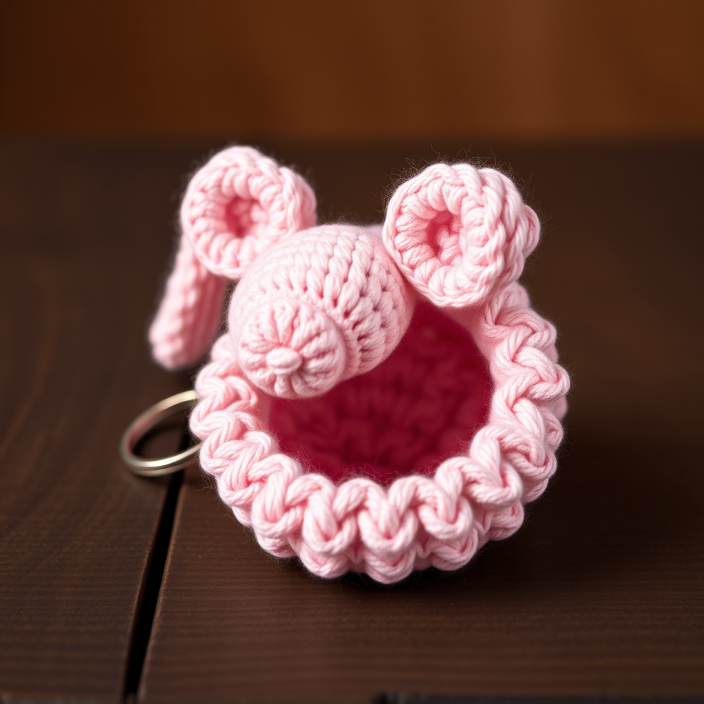 Bea The Bunny Keychain Crochet Free Pattern