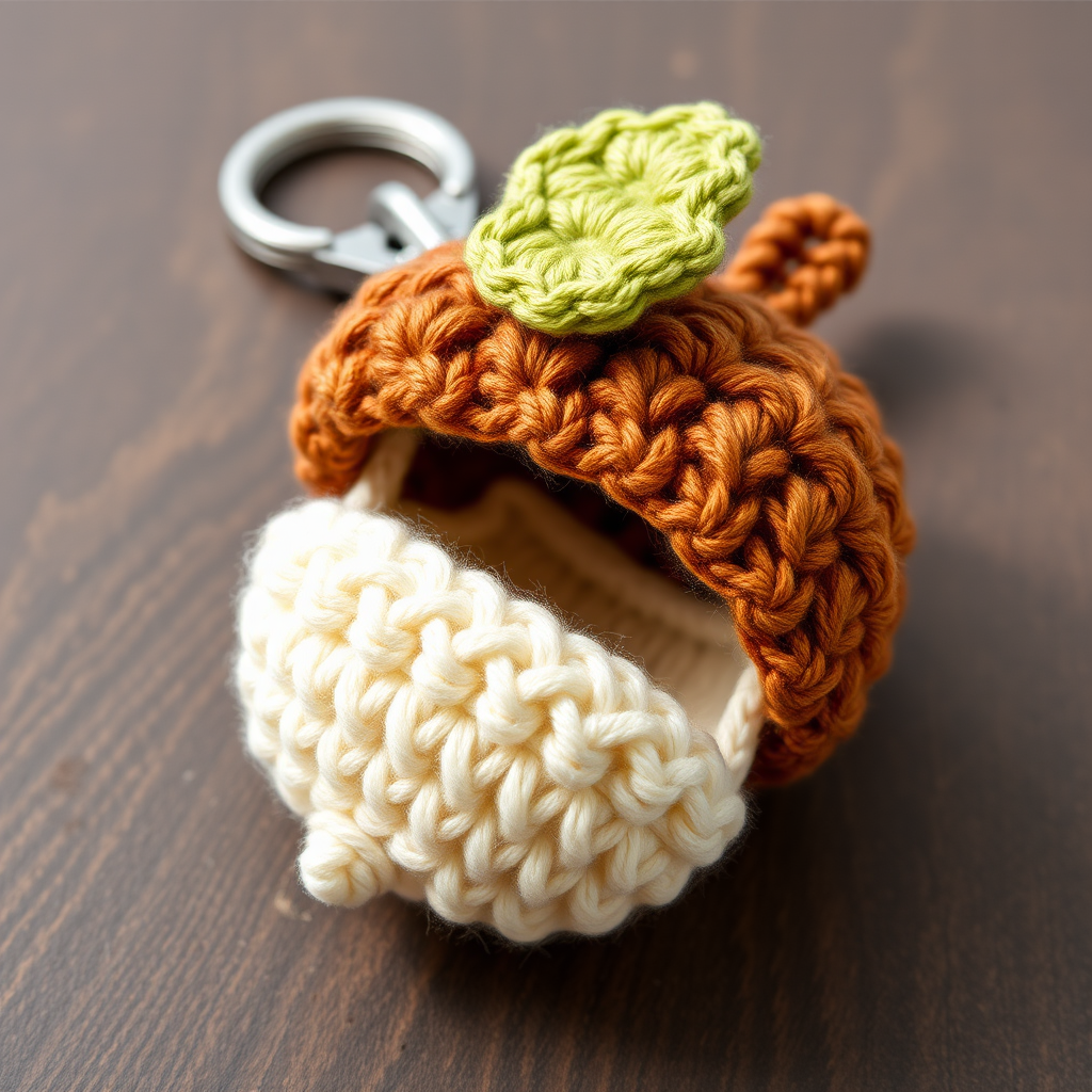 Whimsical Woodland Acorn Pacifier Clip Free Pattern