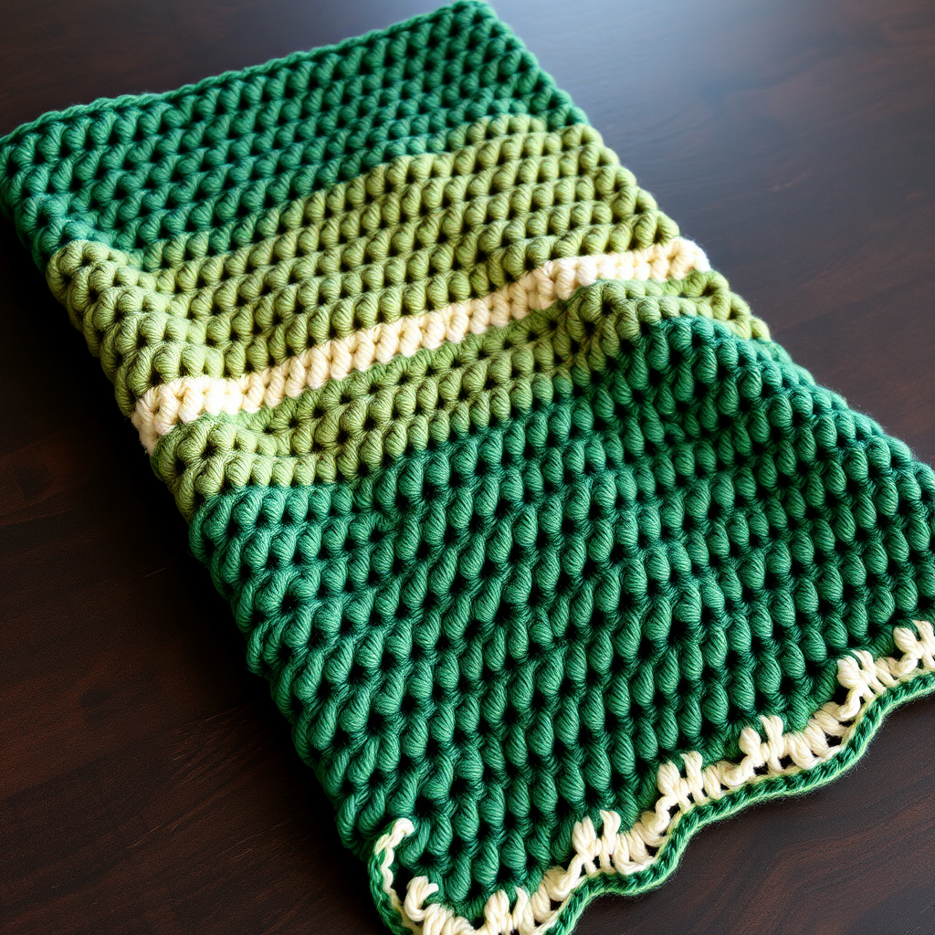 Whispering Pines Throw Free Crochet Pattern