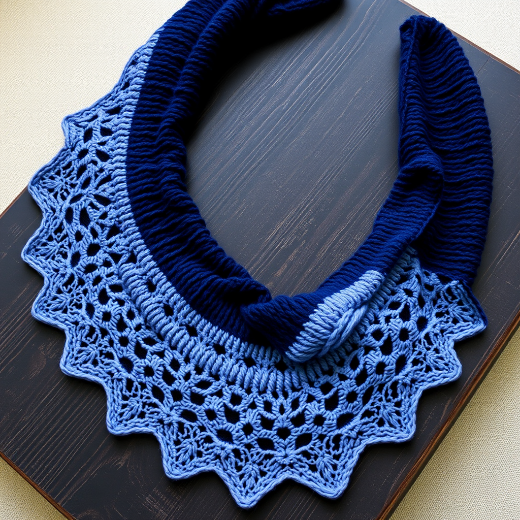 Aurora Lace Crescent Shawl Free Pattern – A Knitted Twilight Sky Wrap