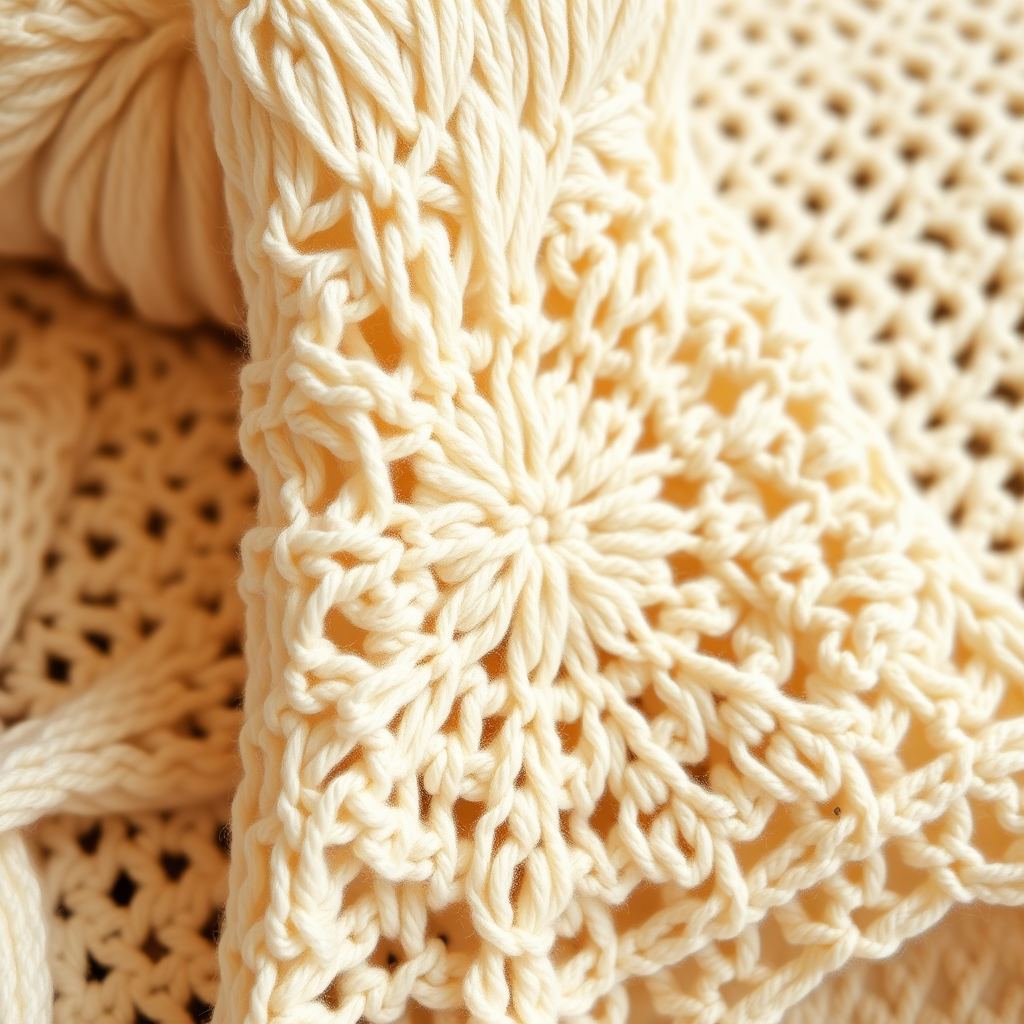 Elegant Starburst Crochet Motif Blanket