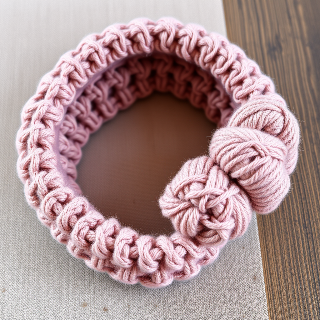 Velvet Whisper Twisted Knot Headband Free Pattern