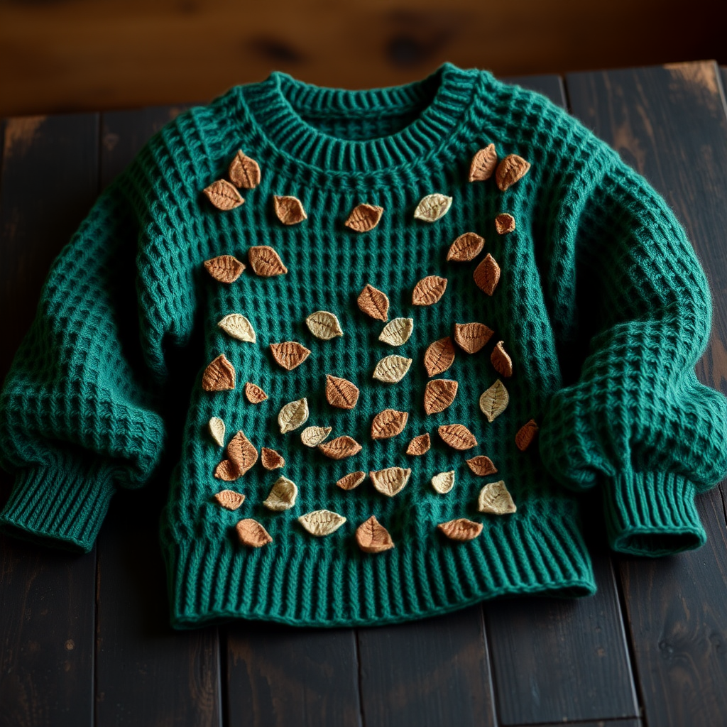 Free Pattern: The Enchanted Forest Balloon Sleeve Sweater