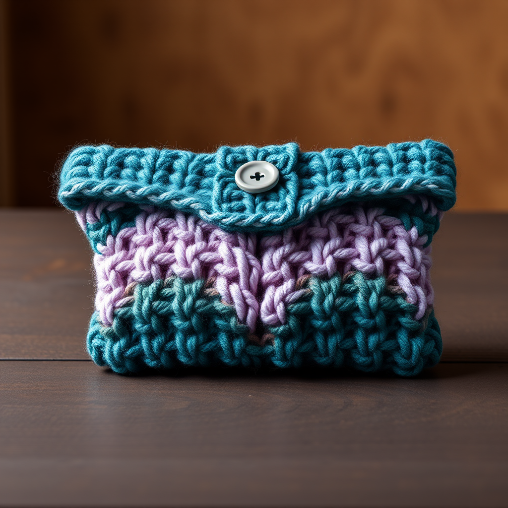 Aurora Waves Chevron iPad Mini Case Free Knitting Pattern