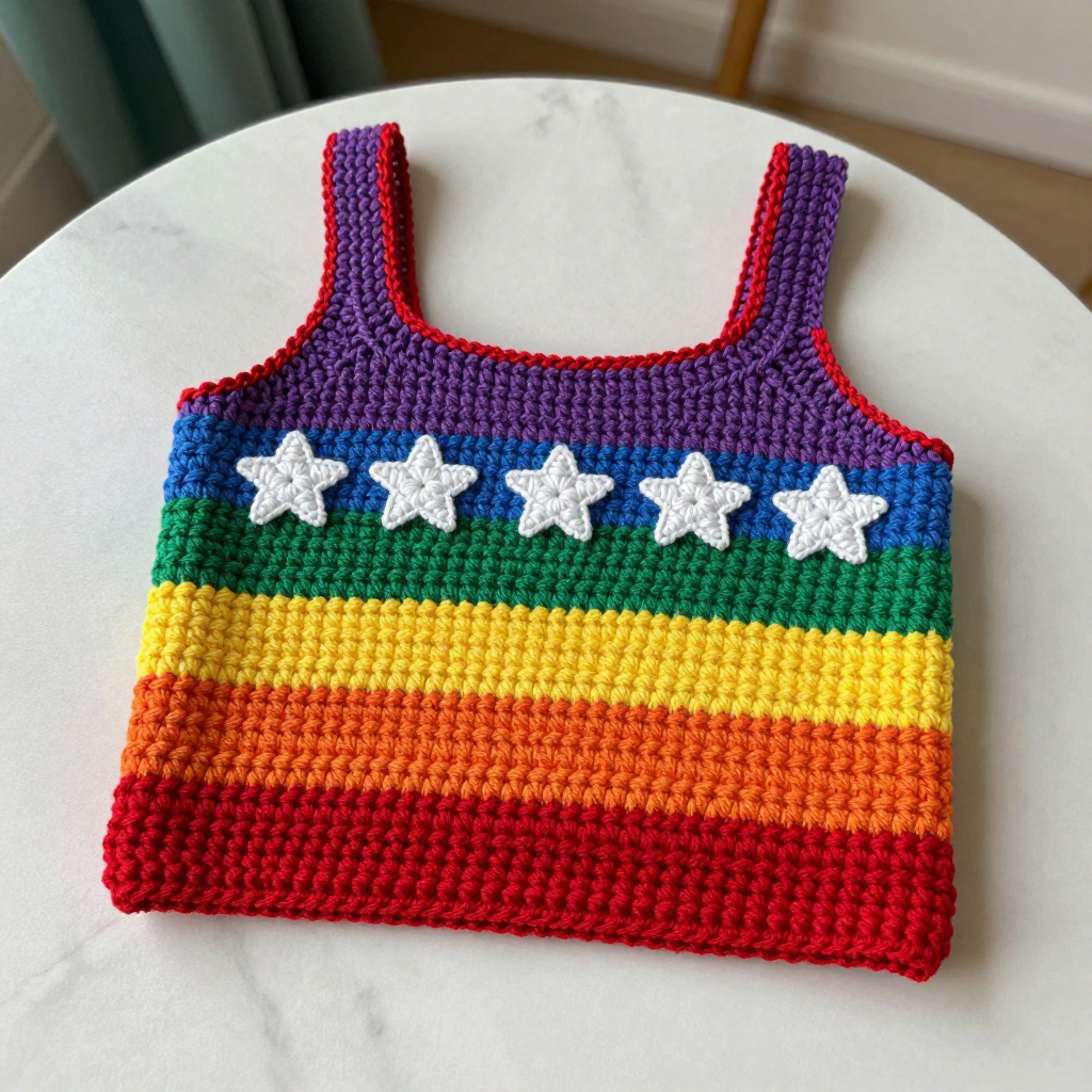 Starfield Chestband Bralette Free Crochet Pattern