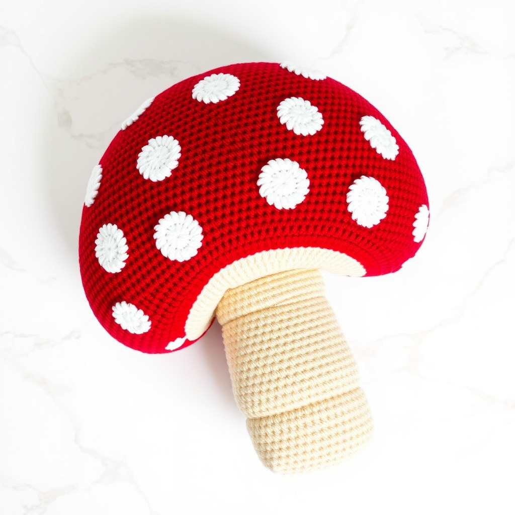 The Enchanted Forest Toadstool Pillow Free Pattern