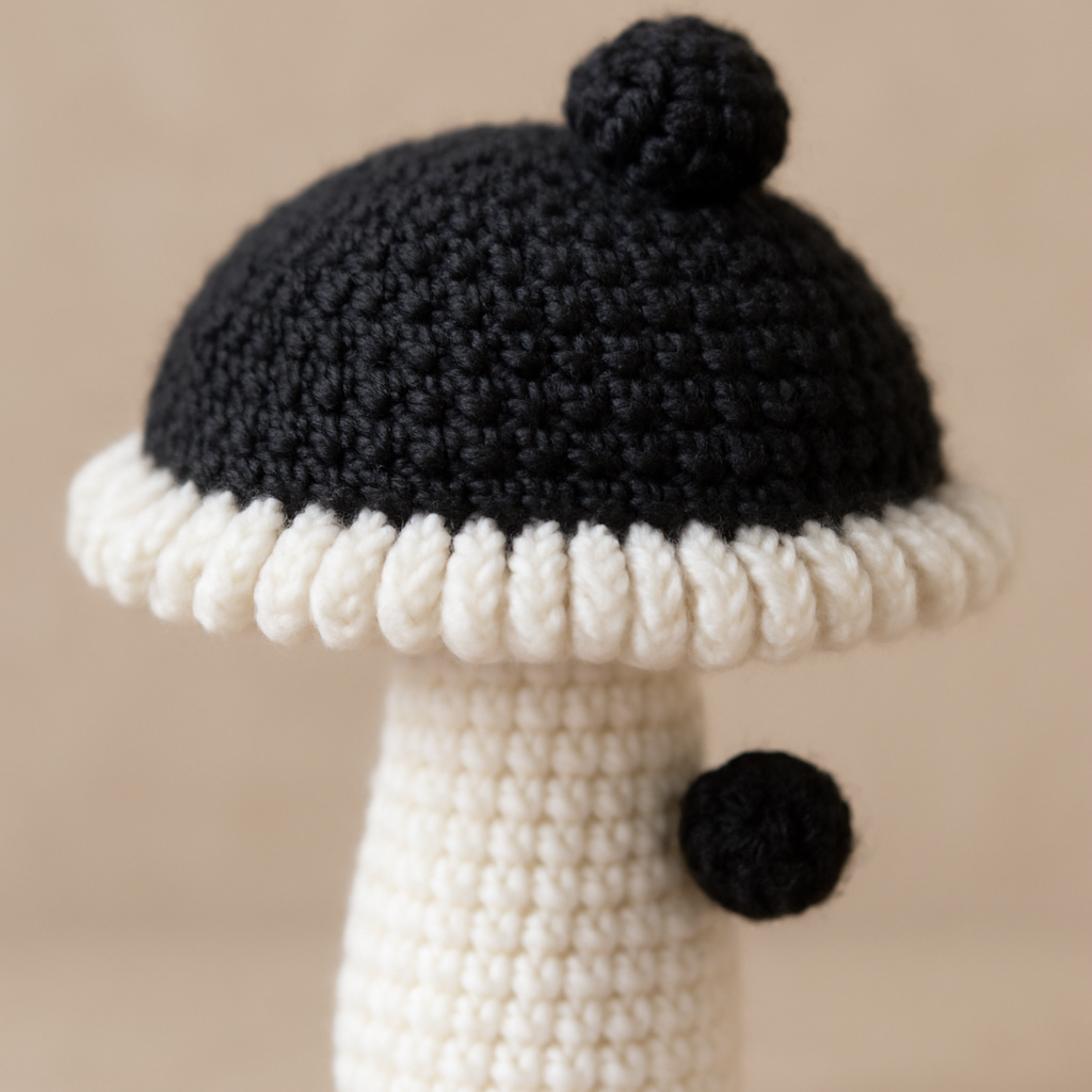 Enchanted Fairycore Amigurumi Mushroom with Fringe - Free Pattern