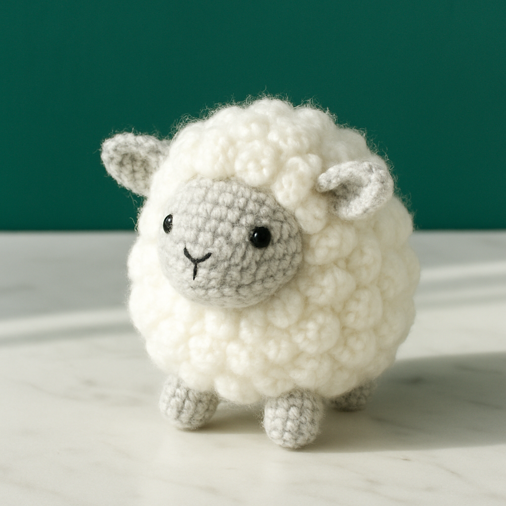 Whimsical Woolly Sheep Amigurumi Free Pattern