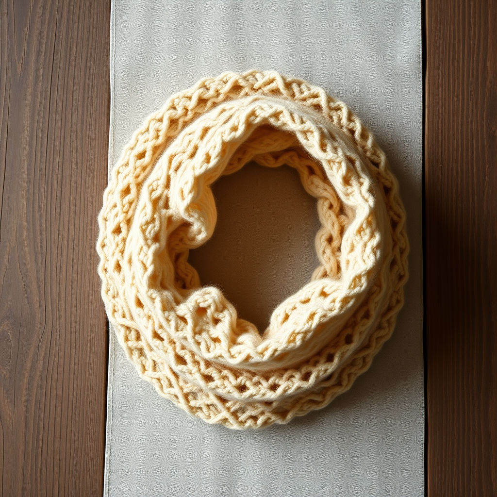 Sunlit Dune Lace Cowl Free Pattern – Breezy Summer Knit