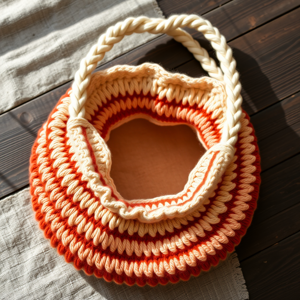 Sunset Slouch Tote Free Pattern