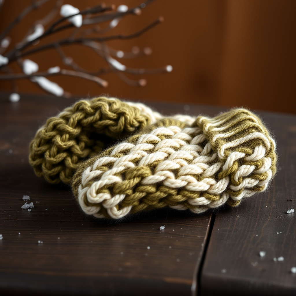 The Frosted Brioche Mittens: A Free Knitting Pattern for Luxuriously Textured Winter Warmers