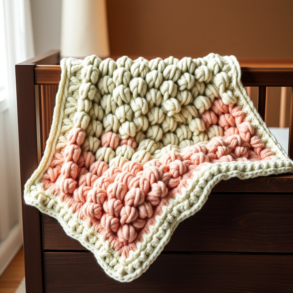 Willow Wisp Crochet Baby Blanket Free Pattern