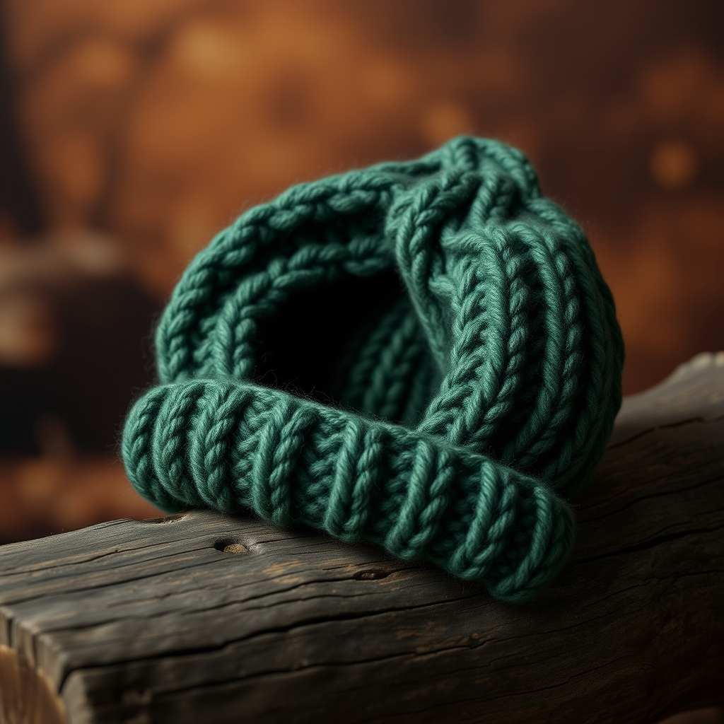 The Whispering Pines Slouchy Beanie: A Free Knitting Pattern for a Textured, Forest-Inspired Topper