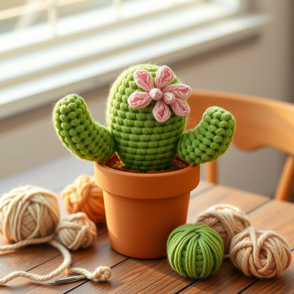 Whimsical Cactus Amigurumi Free Pattern