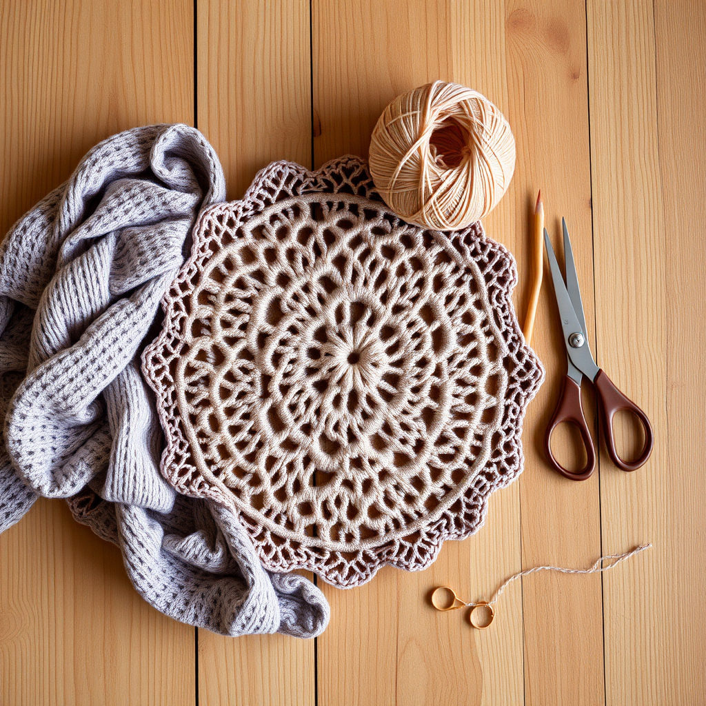 Crochet Elegant Lace Doily Free Pattern