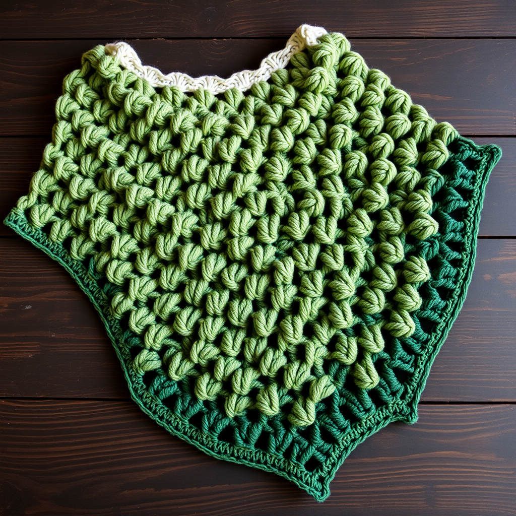 Evergreen Echo Crochet Shawl Free Pattern – Textured Pine Stitch Wrap