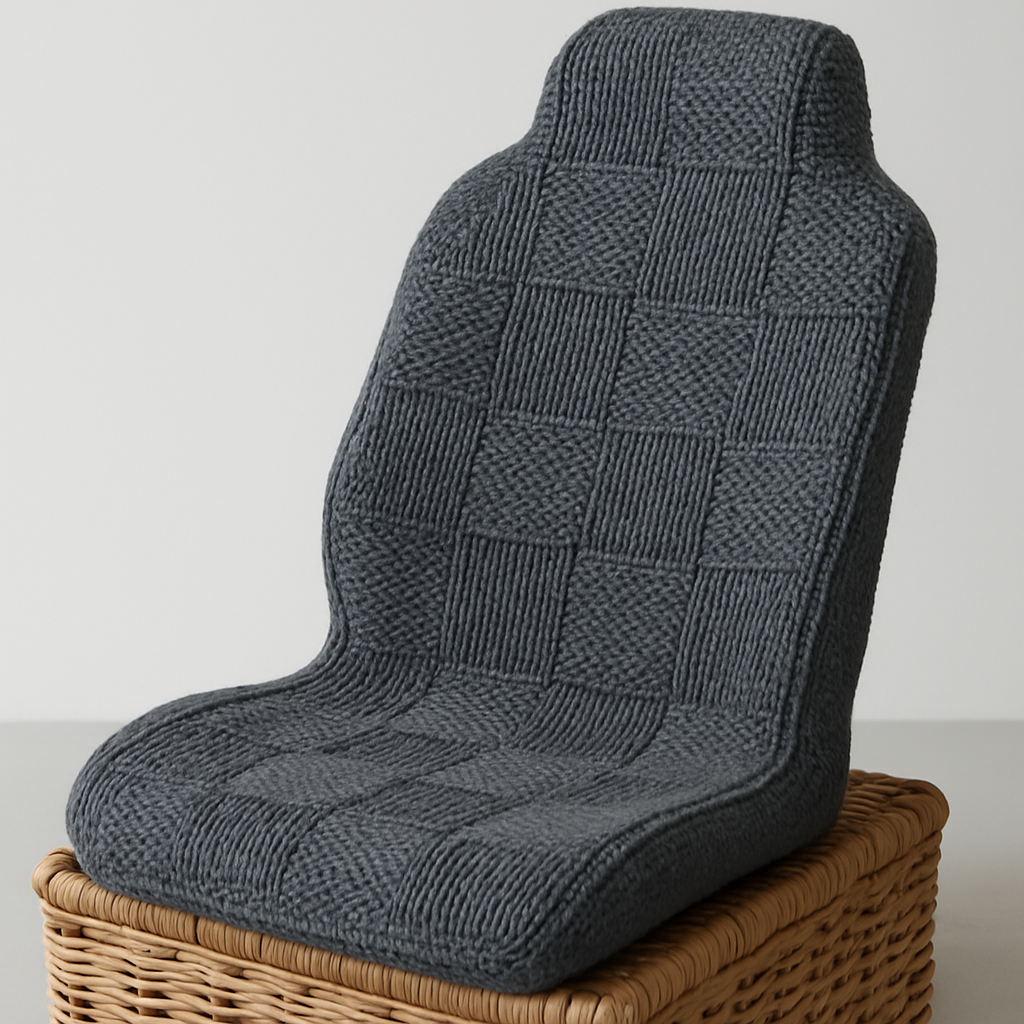 Serene Lines Minimalist Car Seat Cover Free Pattern