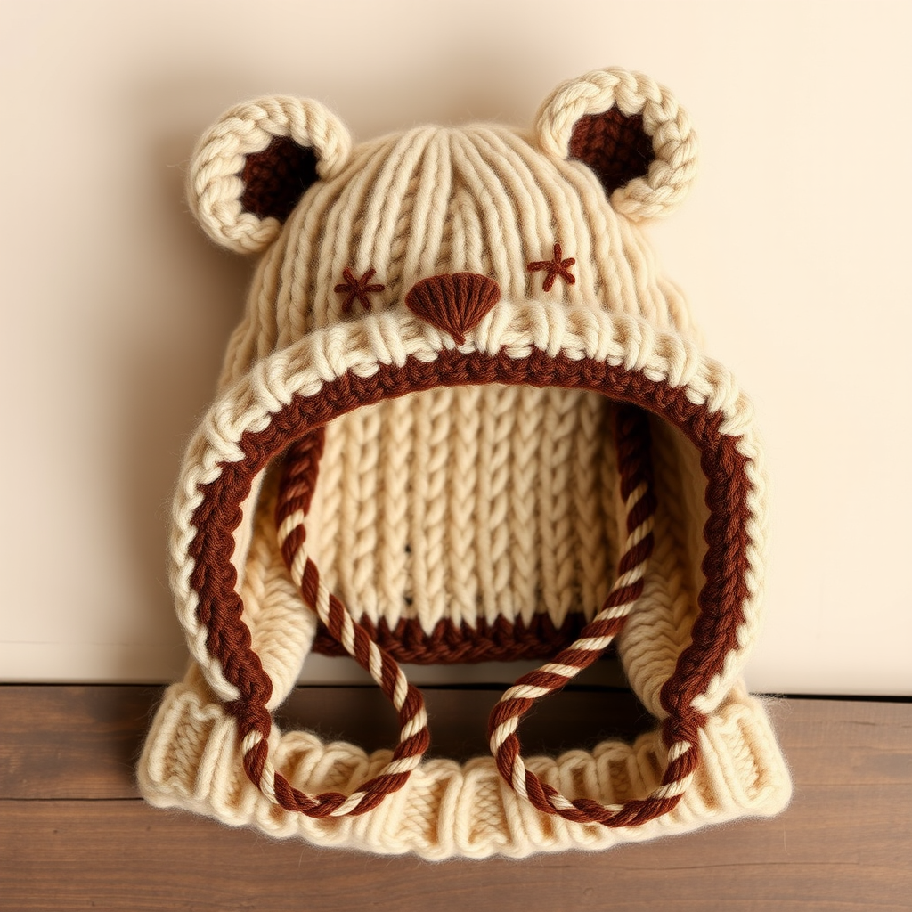Cozy Forest Cub Earflap Hat Free Pattern