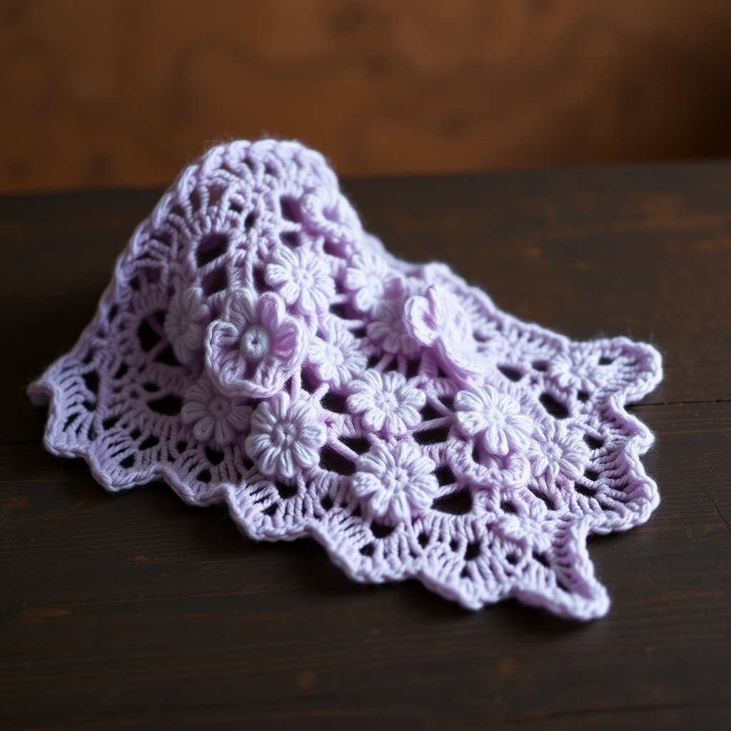 Moonlit Garden Lace Shawl Free Pattern