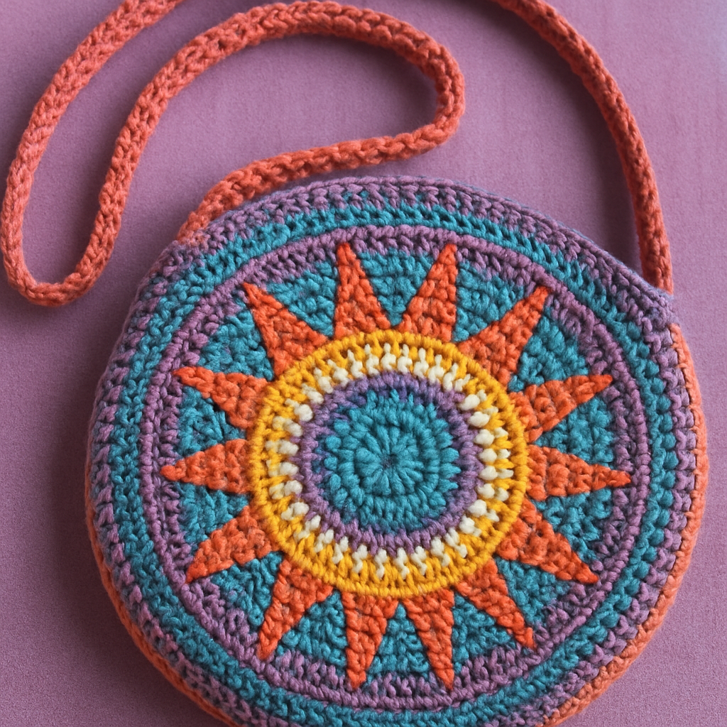The Bohemian Sunburst Bag Free Pattern