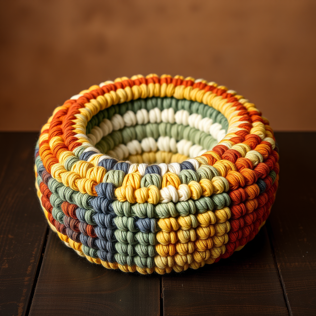 The Mosaic Garden Pouf: A Free Crochet Pattern for a Textured, Color-Blocked Floor Cushion