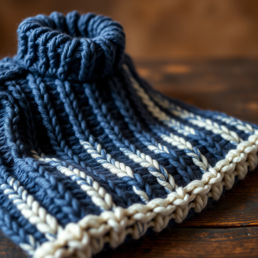 Nordic Nightfall High Neck Pullover Free Pattern