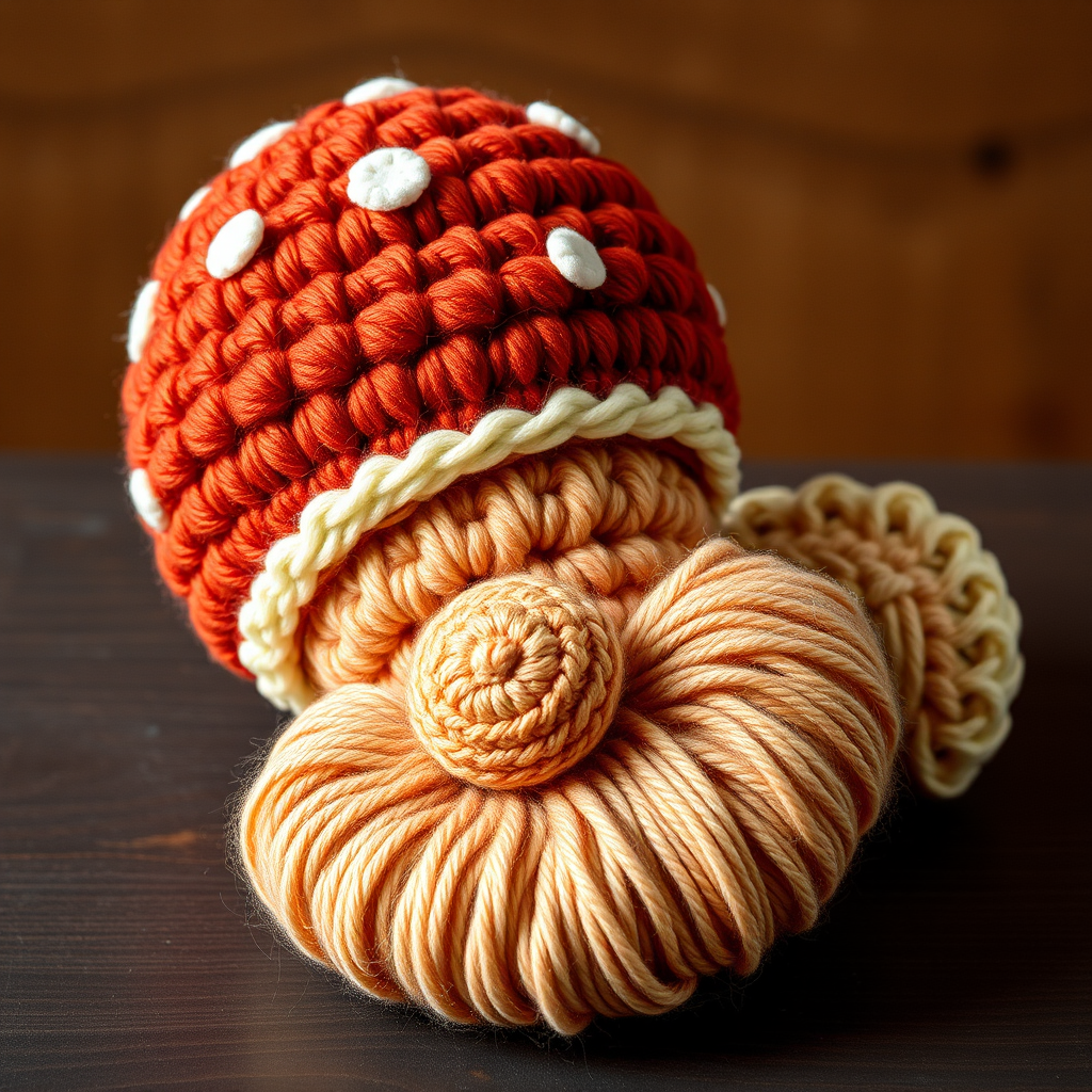 The Toadstool Tidy: A Free Crochet Pattern for a Textured, Forest-Floor Inspired Towel Topper