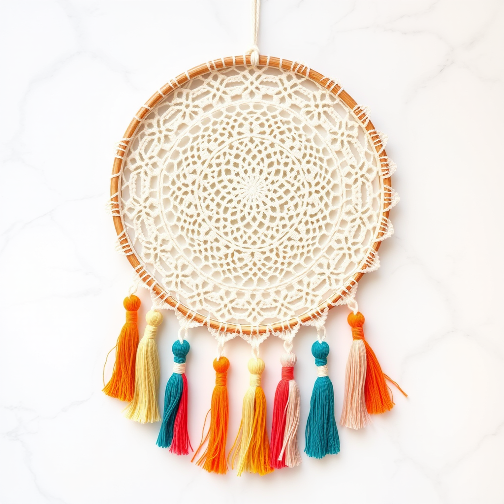 The Bohemian Dreamcatcher Wall Hanging Free Pattern