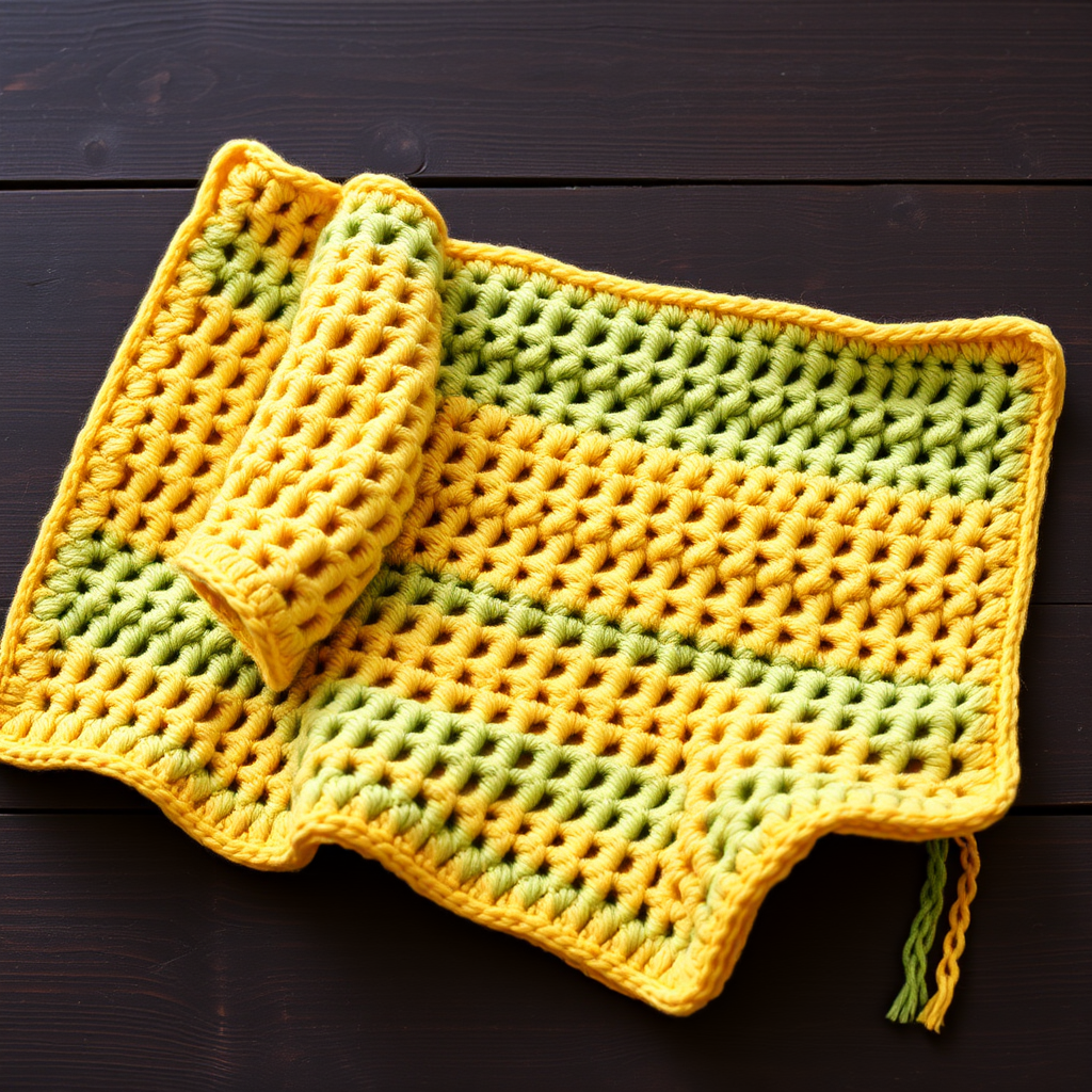 Sunlit Meadow Throw Free Pattern
