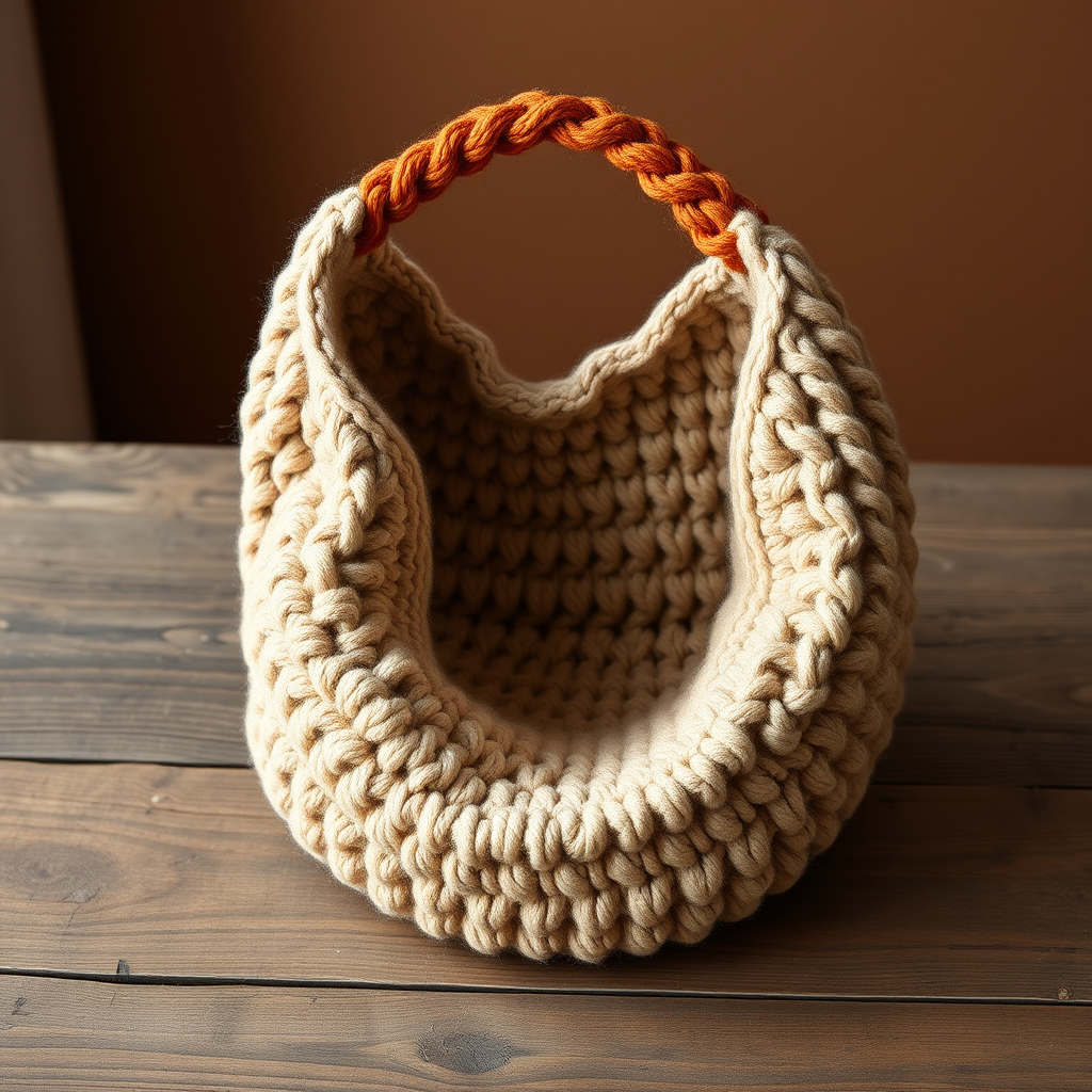 The Nomad's Knot Tote: A Free Crochet Pattern for a Textured, Modern Hobo Bag