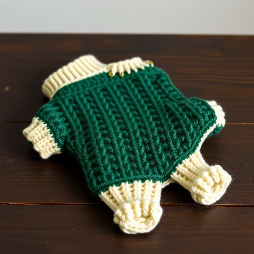 Cozy Canine Cable Knit Sweater Free Pattern