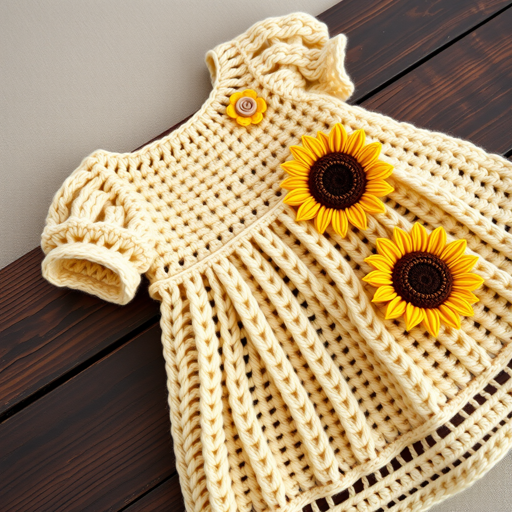 Sunny Meadow Baby Dress Free Pattern