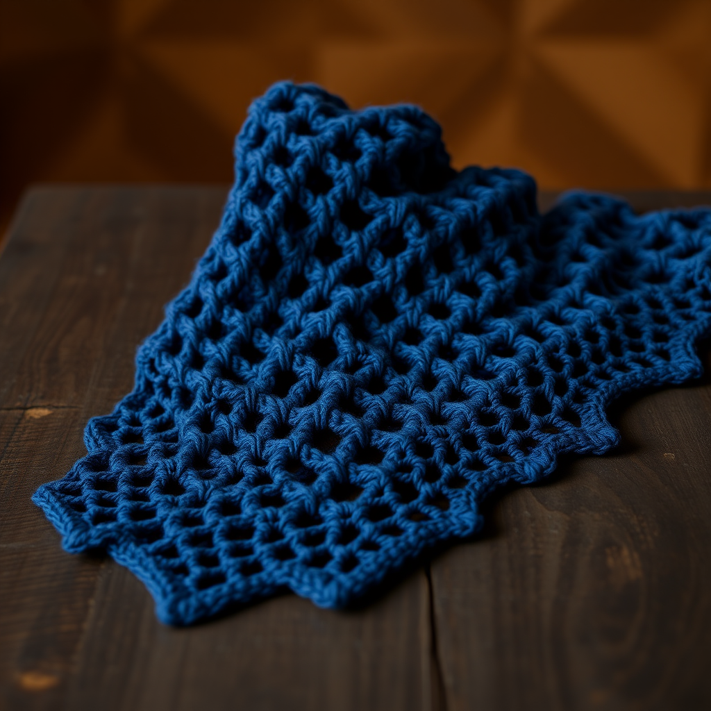 Moonlit Broomstick Lace Shawl Free Pattern