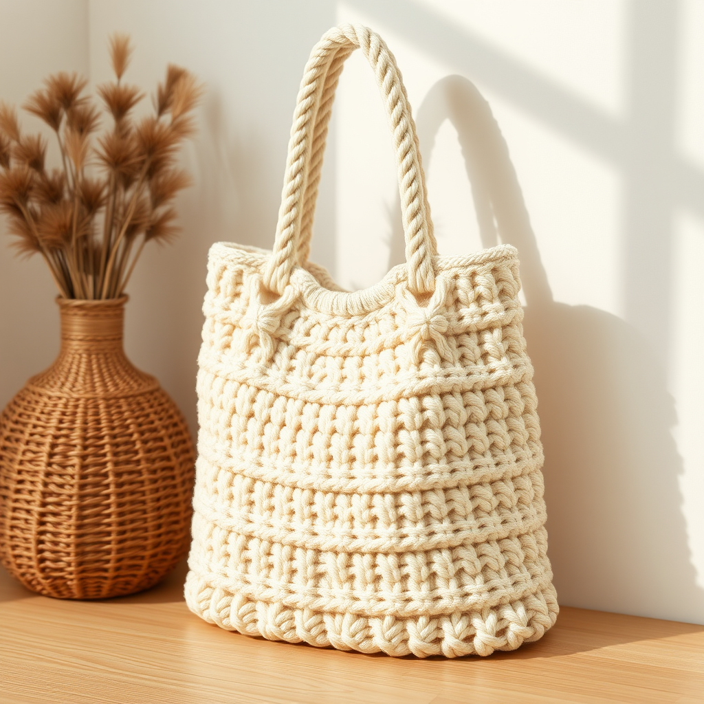 Chunky Crochet Tote Bag Pattern
