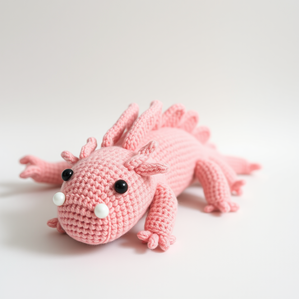 Adorable Crochet Axolotl Amigurumi Pattern