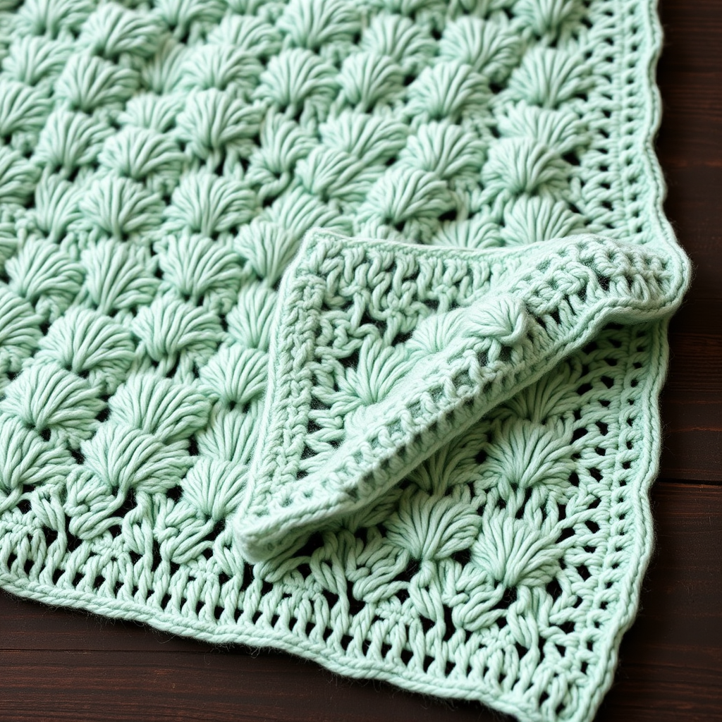 Whispering Waves Lace Baby Blanket Free Pattern – Knit a Coastal Dream