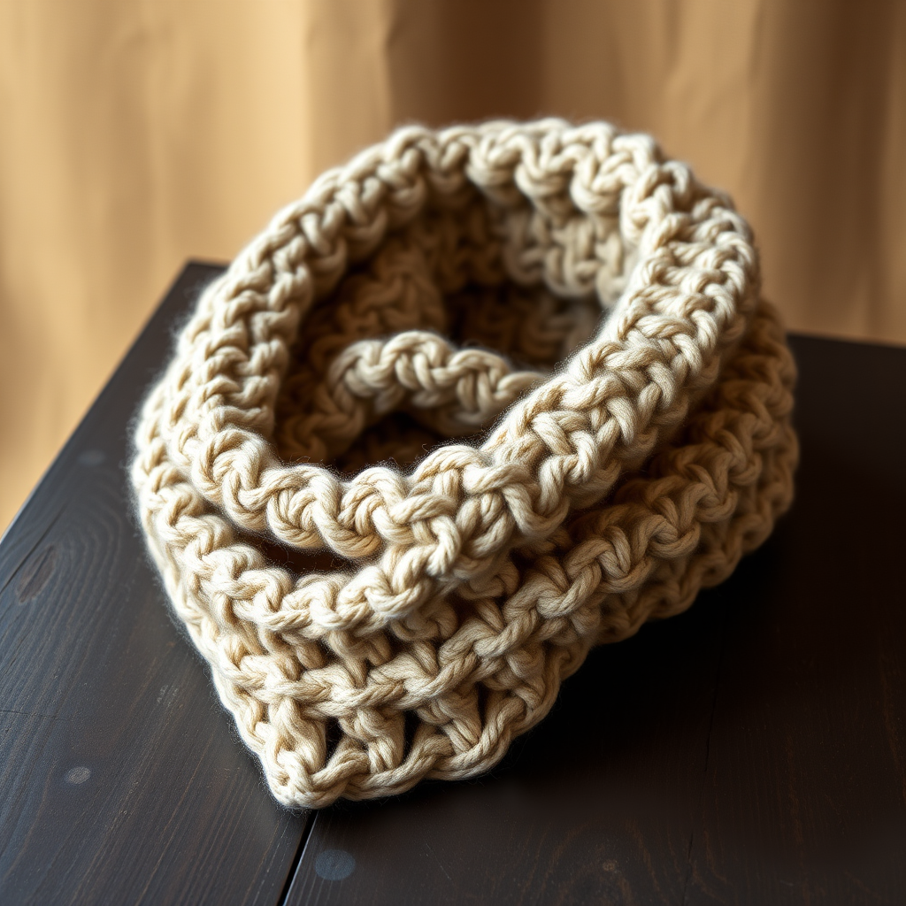 The Frosted Briar Cowl: A Free Knitting Pattern for a Textured, Asymmetrical Wrap