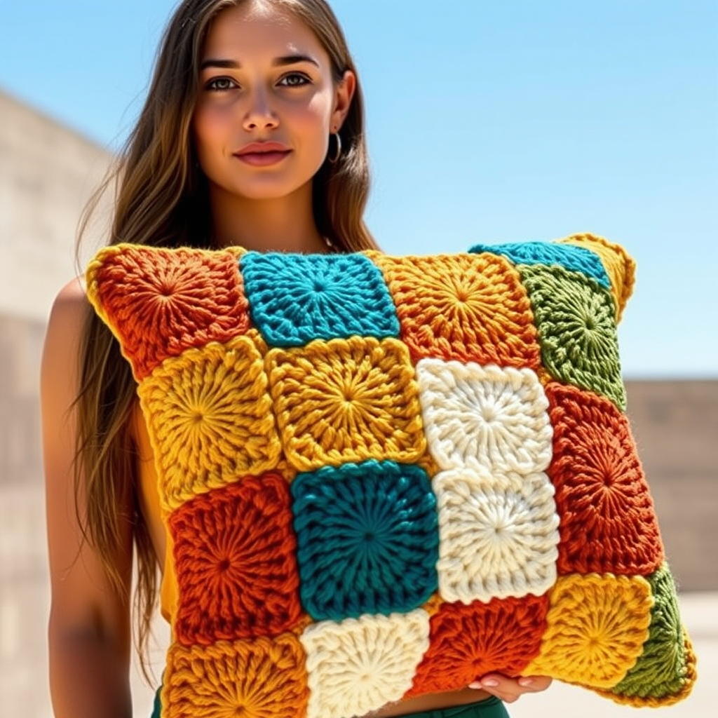 The Cozy Patchwork Pillow Free Pattern