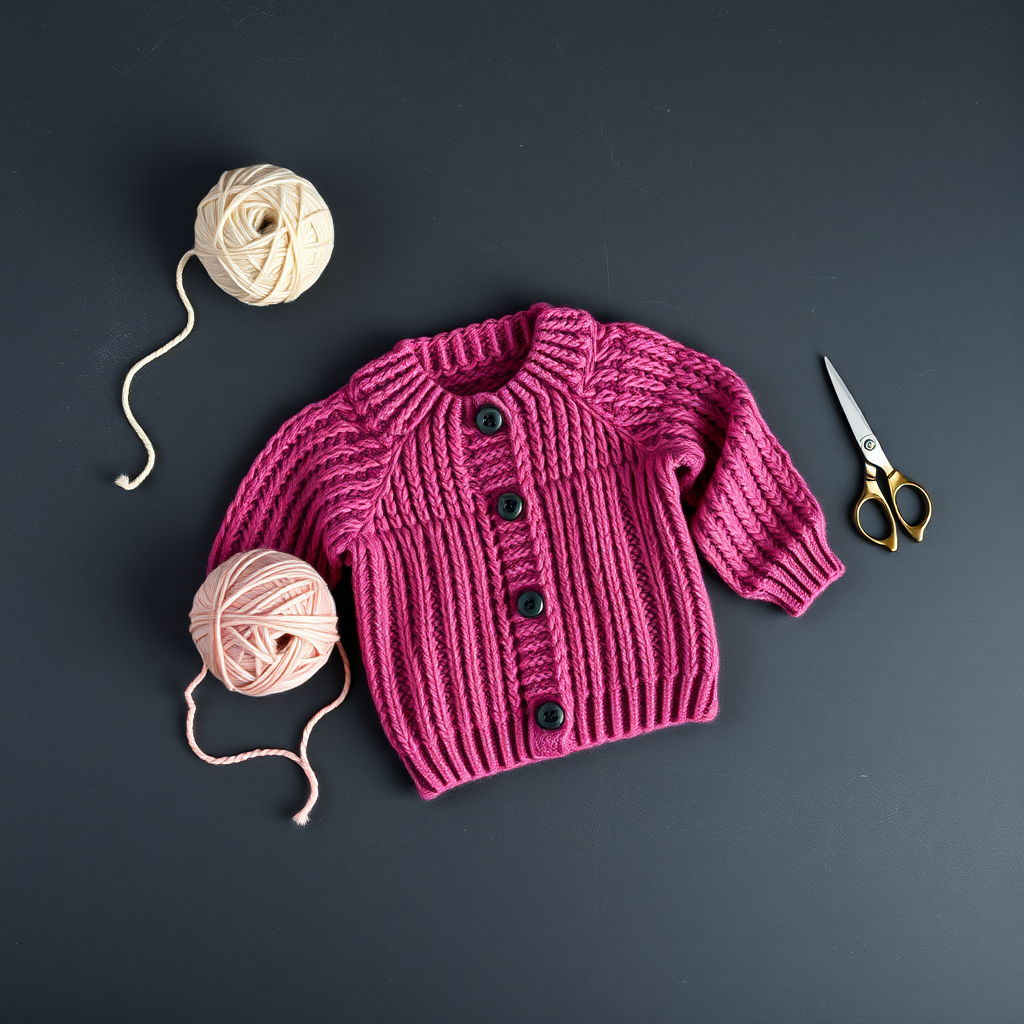 Knitting Cozy Baby Sweater Free Pattern