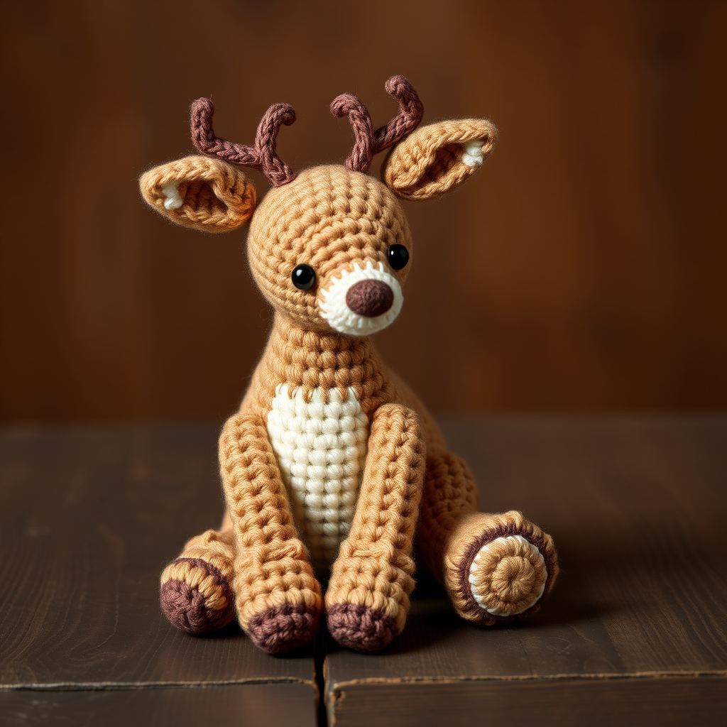 The Moonlit Meadow Fawn: A Free Crochet Pattern for a Textured, Woodland Amigurumi