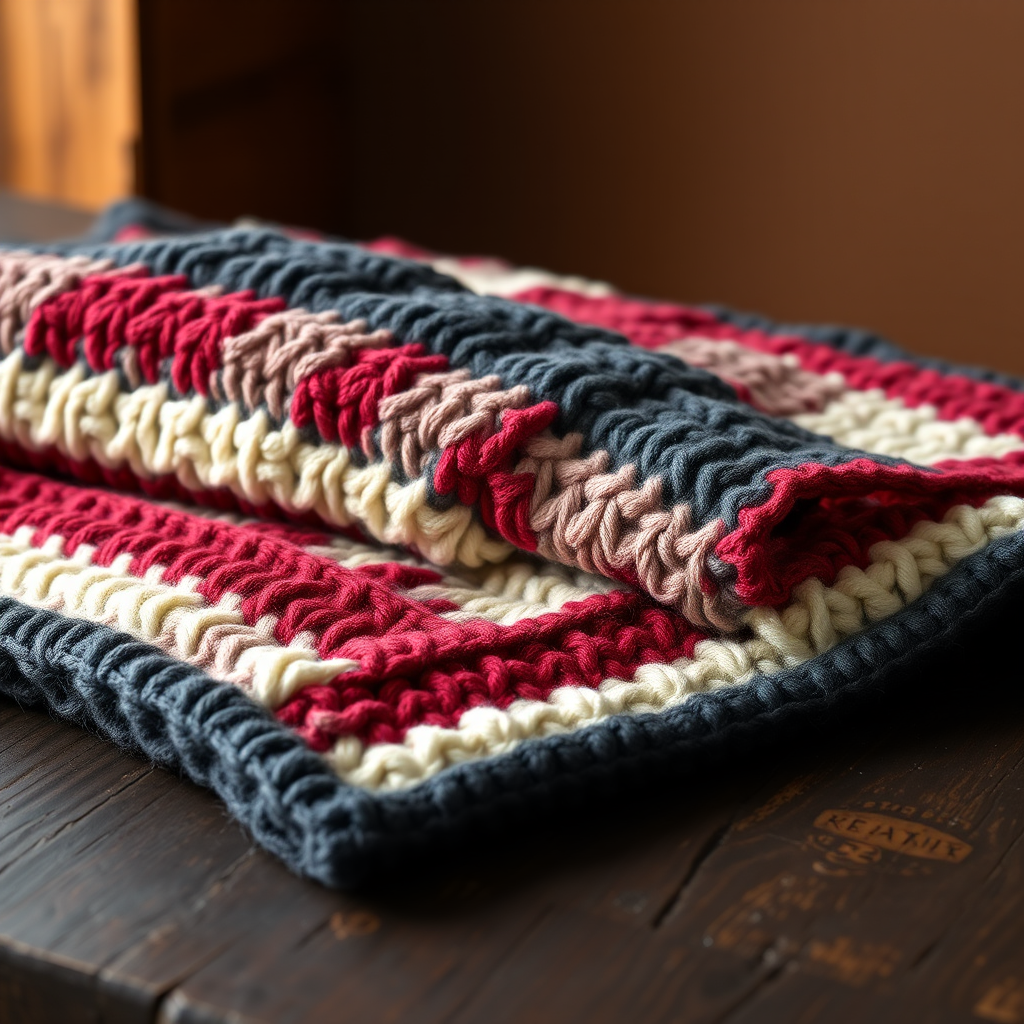 The Ember & Ash Throw: A Free Knitting Pattern for a Modern Buffalo Plaid Blanket