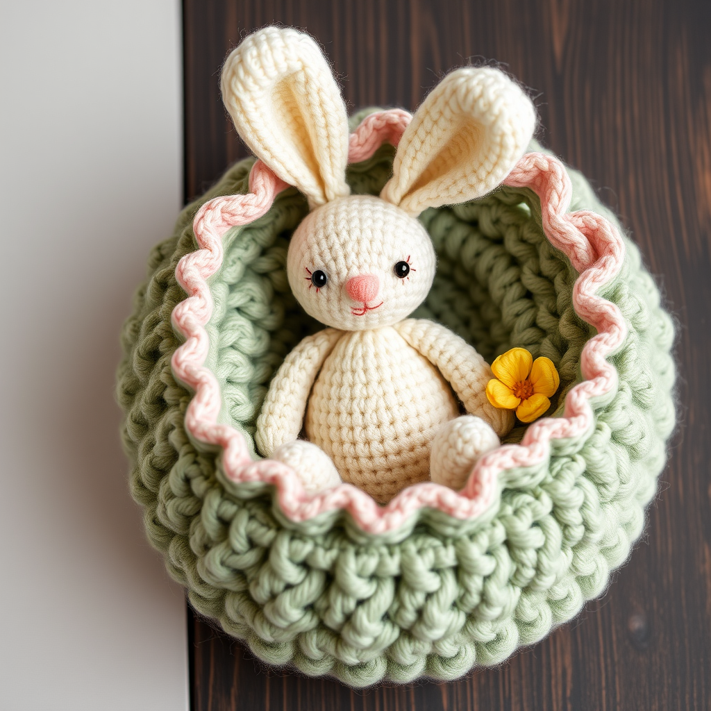 The Blossom Burrow Bunny Free Pattern – A Knitted Garden of Sleeping Hares