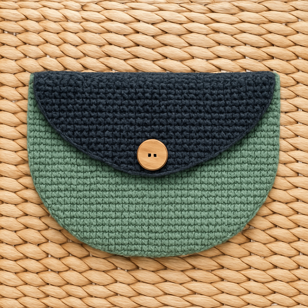 Geometric Harmony Minimalist Clutch Free Pattern
