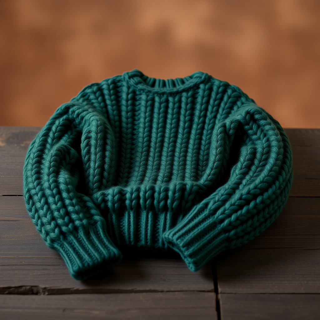 Herringbone Moss Cozy Sweater Free Pattern