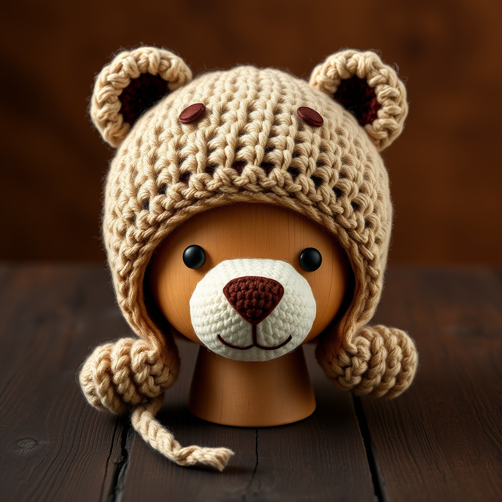 The Snuggle-Snout Teddy Bear Hat: A Free Crochet Pattern for a Textured, Heirloom-Quality Animal Hat