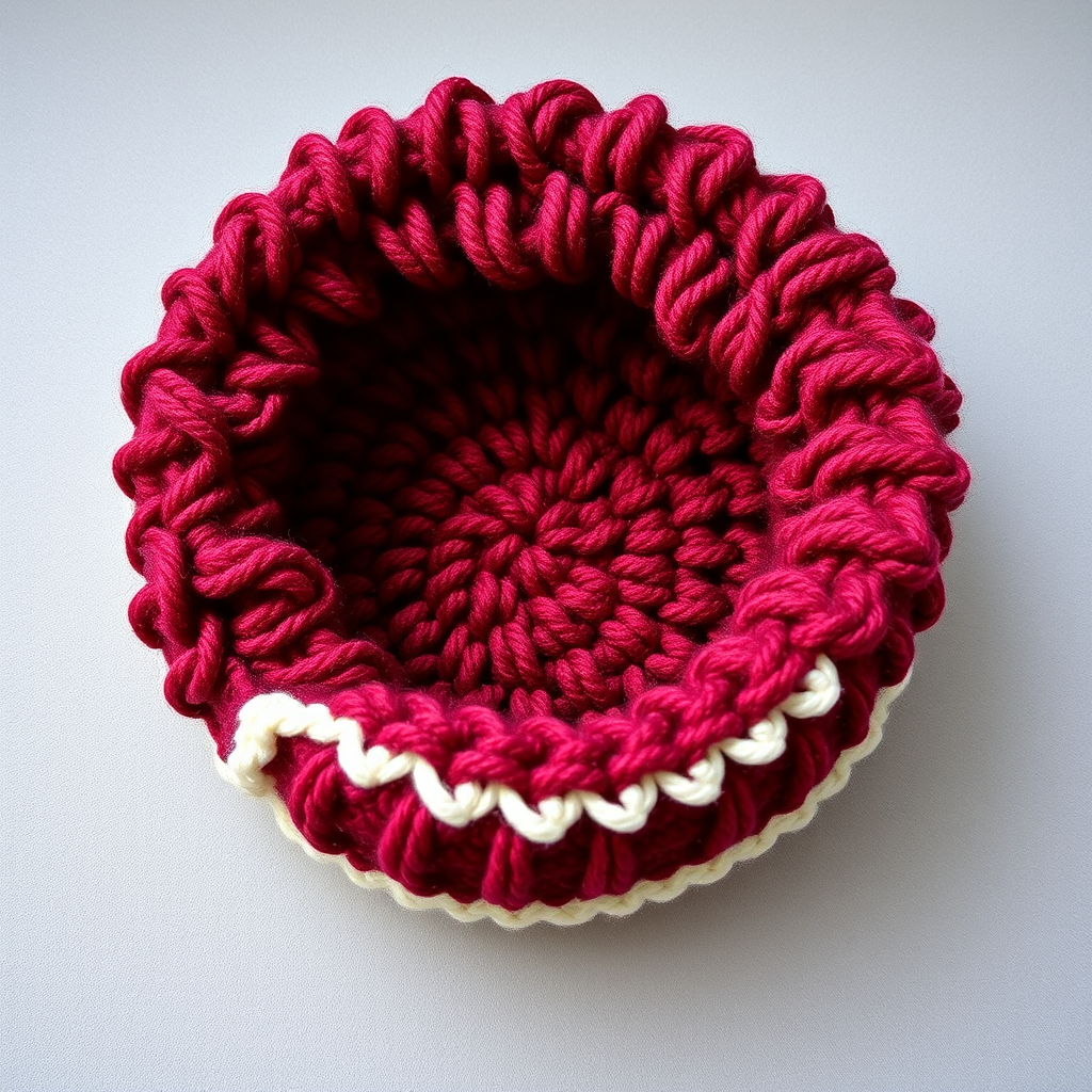 Cranberry Cascade Slouch Hat Free Pattern