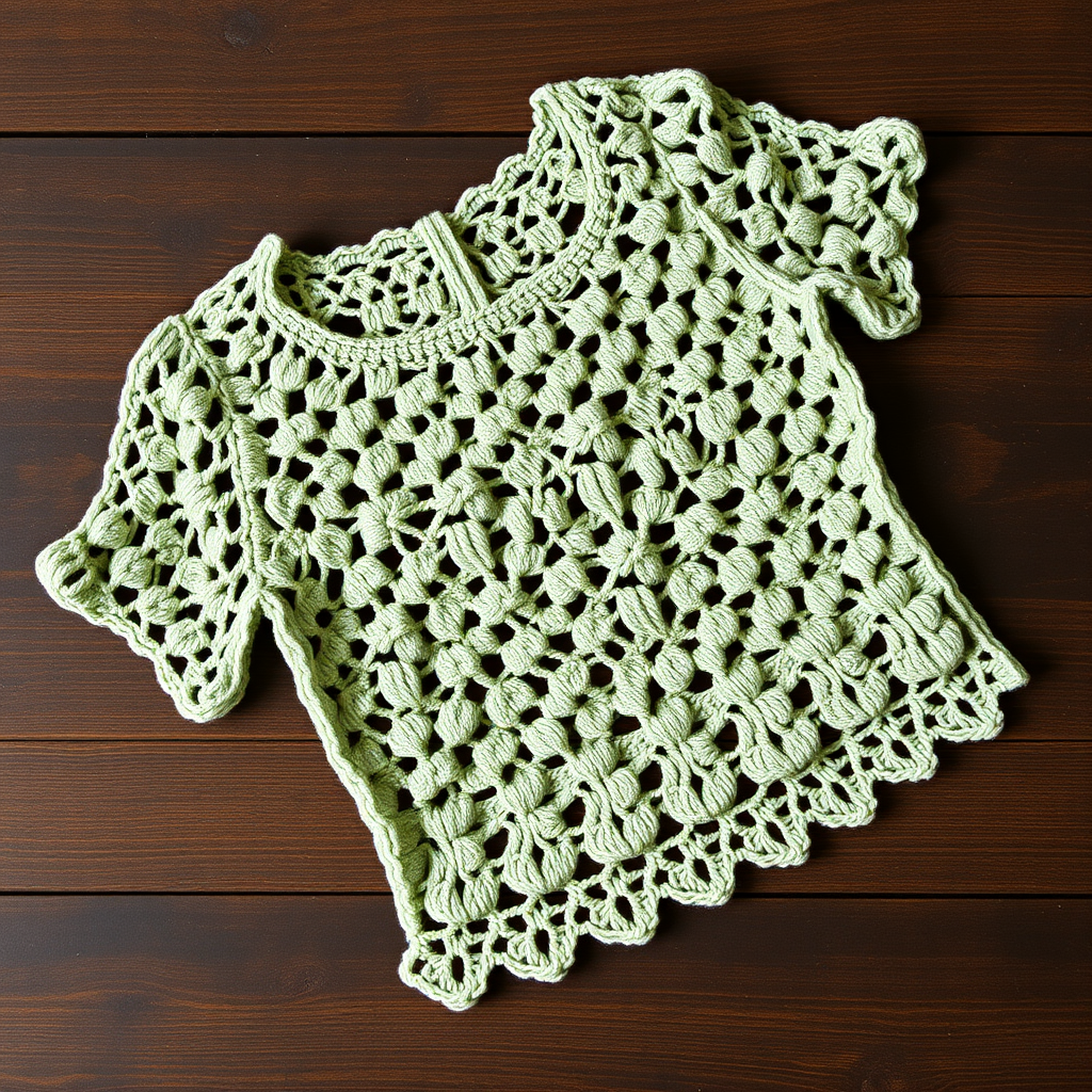 Whispering Meadow Crochet Lace Top (Free Pattern)