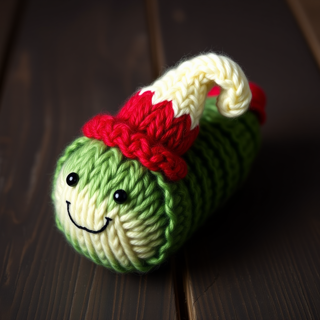 Whimsical Woodland Gnome Worry Worm Free Pattern – A Knitted Forest Companion