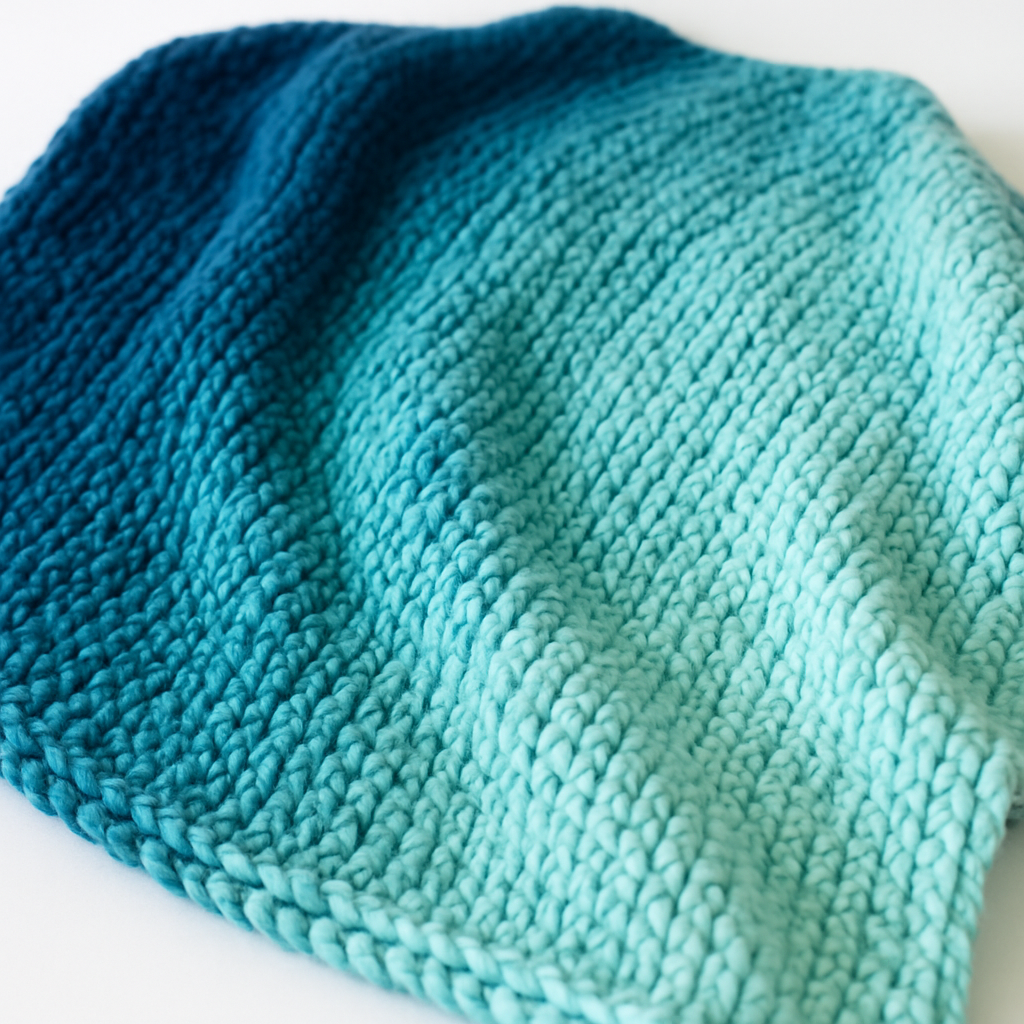 Oceanic Cottagecore Chunky Blanket Free Pattern